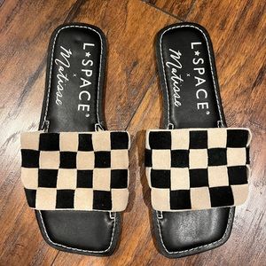 Matisse Checkered Sandals